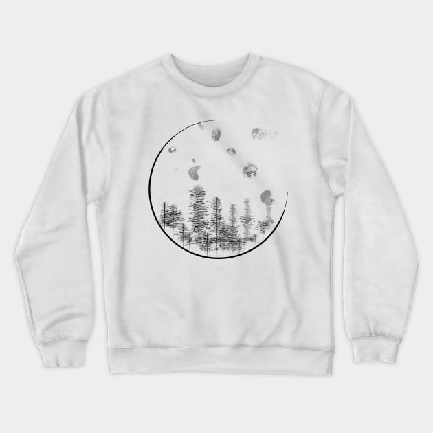 Back Woods Tee Crewneck Sweatshirt by Designs by Katie Leigh